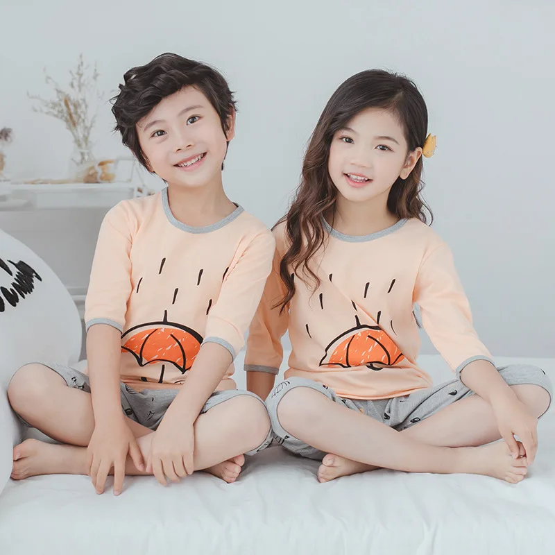 Short Pant Set Kids Boys Cartoon Sleepwear Pj/'s Pyjamas Summer Outfits T-shirt