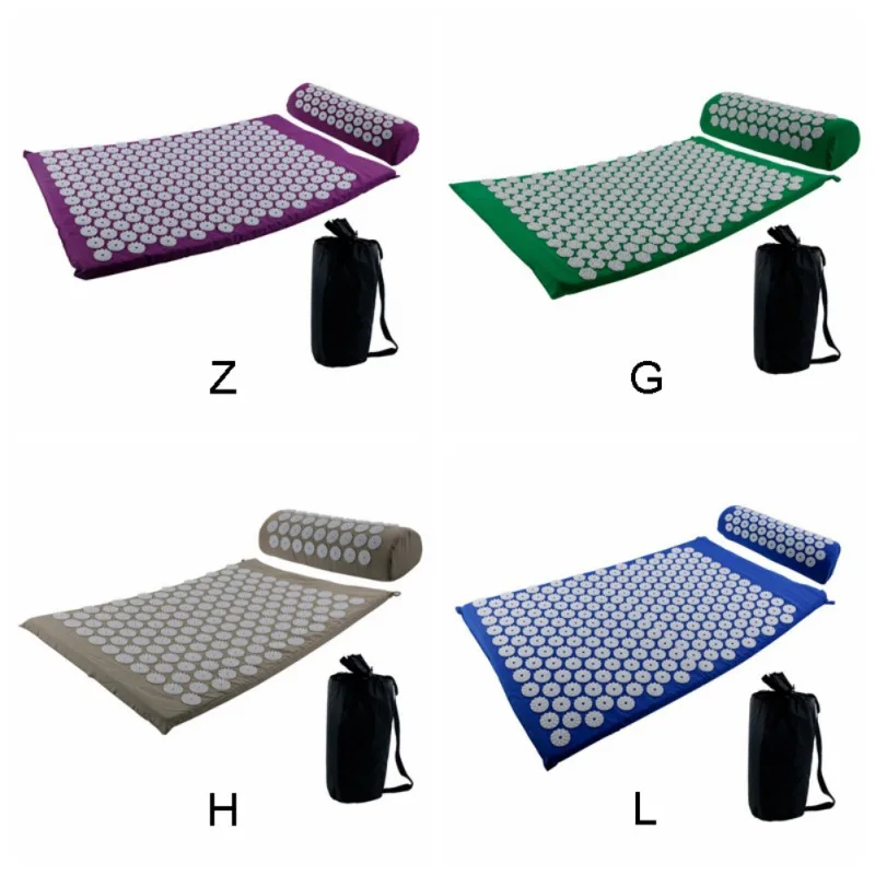Acupressure massages mat which relieves stress and body pain including back neck and foot 1 Acupressure massages mat which relieves stress and body pain including back neck and foot 6