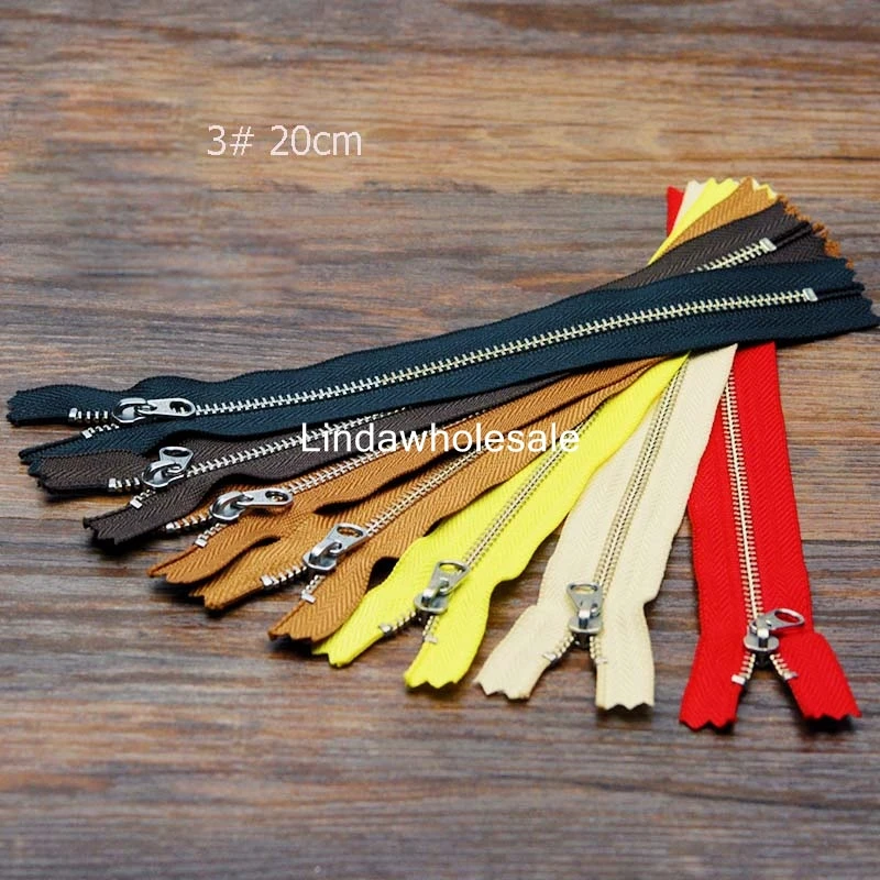 Leather metal bright silver tooth 3# zipper head 20cm length zipper handmade DIY leather accessories,5PCS/lot
Leather metal bright silver tooth 3# zipper head 20cm length zipper handmade DIY leather accessories,5PCS/lot