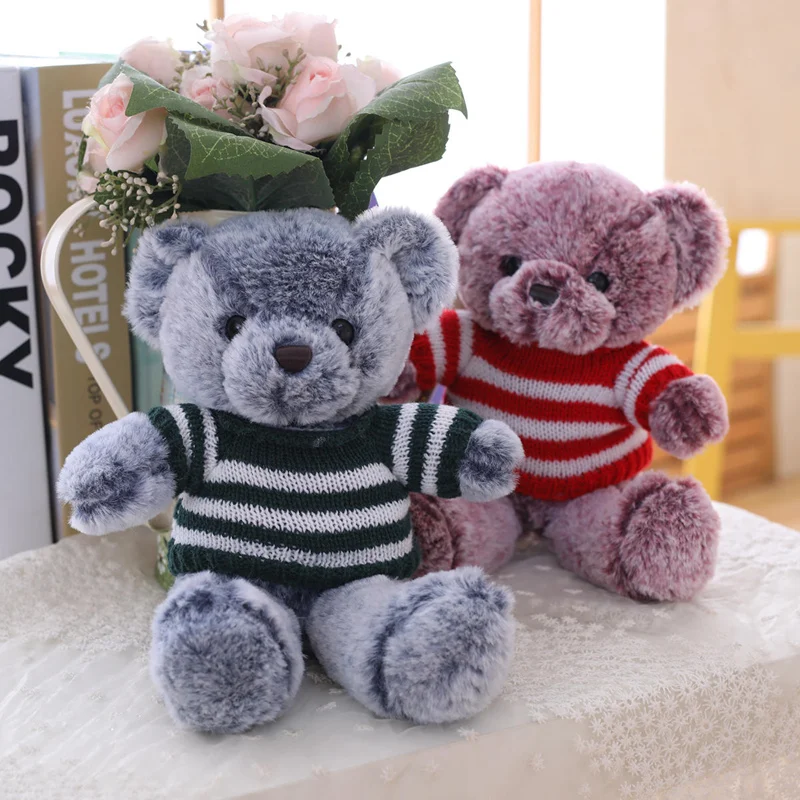 1PCS Hot 30CM Kawaii Sweater Teddy Bears Plush Toys Stuffed Animals Fluffy Bear Dolls Soft Kids Birthday Toys
1PCS Hot 30CM Kawaii Sweater Teddy Bears Plush Toys Stuffed Animals Fluffy Bear Dolls Soft Kids Birthday Toys