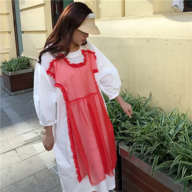 2019 Summer New Cotton and Lace Casual Loose Dress White Bubble Sleeve Dress elegant women dress Puff Sleeve
2019 Summer New Cotton and Lace Casual Loose Dress White Bubble Sleeve Dress elegant women dress Puff Sleeve
