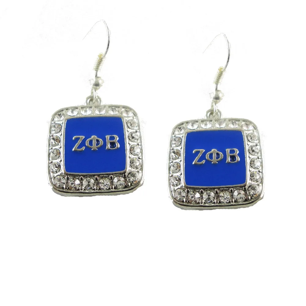 ZETA PHI BETA Sorority earrings Crystal Letters Earrings for Zeta Phi Beta 1pair free shipping
ZETA PHI BETA Sorority earrings Crystal Letters Earrings for Zeta Phi Beta 1pair free shipping