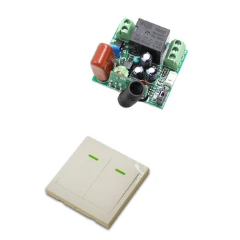 220V 1CH Wireless Remote Control Switch Radio Light on/off 1 CH 10A Relay Receiver Transmitter Learning Code 315/433Mhz
220V 1CH Wireless Remote Control Switch Radio Light on/off 1 CH 10A Relay Receiver Transmitter Learning Code 315/433Mhz