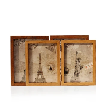 Tri-fold Creative Combination Frame 6 Inch 7 Inch Folding Connected Retro Double-sided Frame Studio Glass-faced Pictures Frames
Tri-fold Creative Combination Frame 6 Inch 7 Inch Folding Connected Retro Double-sided Frame Studio Glass-faced Pictures Frames