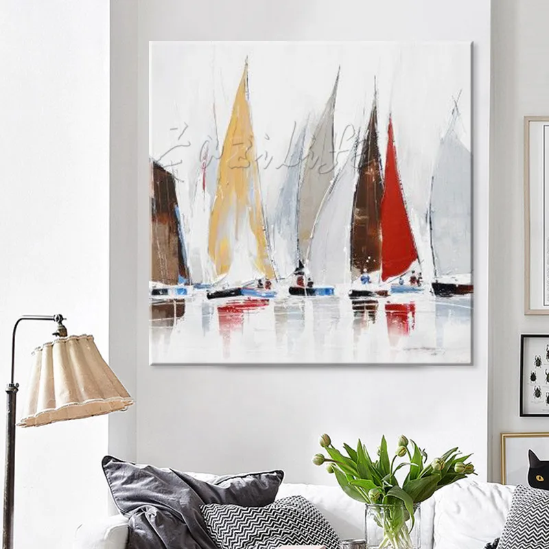 Hand Painted Boat Canvas Oil Painting Wall Pictures For Living Room Wall Decor Art Canvas Painting Palette Knife Boat 46
Hand Painted Boat Canvas Oil Painting Wall Pictures For Living Room Wall Decor Art Canvas Painting Palette Knife Boat 46