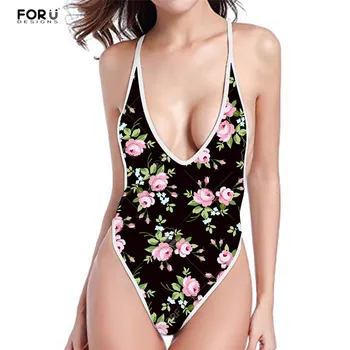 FORUDESIGNS Vintage Floral Printing One Piece Swimsuit Push Up Swimming Suit for Women Plus Size Swimwear Girls XXL Monokini New 
FORUDESIGNS Vintage Floral Printing One Piece Swimsuit Push Up Swimming Suit for Women Plus Size Swimwear Girls XXL Monokini New