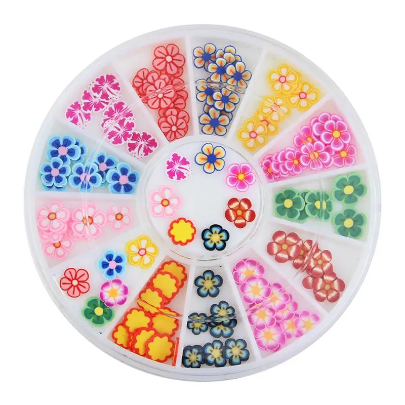 Polymer Clay 12 Kinds Of Flowers Fimo 3D Nail Art Decorations Glitter DIY Charm Nails Tools ZP128
Polymer Clay 12 Kinds Of Flowers Fimo 3D Nail Art Decorations Glitter DIY Charm Nails Tools ZP128