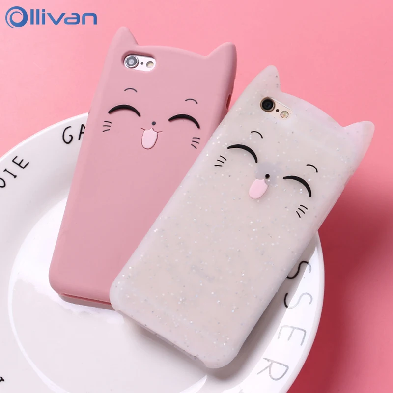 Cute Cartoon Animal Cat Ear Phone Case For iPhone 5 5S Se 6 6S 7 8 Plus X Cover Silicone Soft TPU Fundas Coque For iPhone 6 Case
Cute Cartoon Animal Cat Ear Phone Case For iPhone 5 5S Se 6 6S 7 8 Plus X Cover Silicone Soft TPU Fundas Coque For iPhone 6 Case