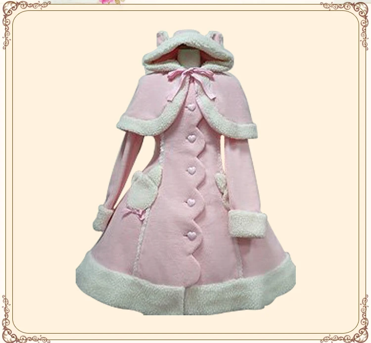 2018 New Autumn Winter Lolita Hooded Rabbit Ears Cloak Cape Billowing Skirt Woolen Overcoat Slim Lovely Dress Coat Free Shipping
2018 New Autumn Winter Lolita Hooded Rabbit Ears Cloak Cape Billowing Skirt Woolen Overcoat Slim Lovely Dress Coat Free Shipping
