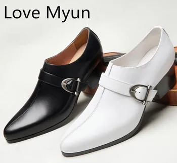 Men's High Heels Genuine Leather Shoes Men Height Increasin Business Dress Shoes Brand Designer Fashion Trend Casual Party Shoes
Men's High Heels Genuine Leather Shoes Men Height Increasin Business Dress Shoes Brand Designer Fashion Trend Casual Party Shoes