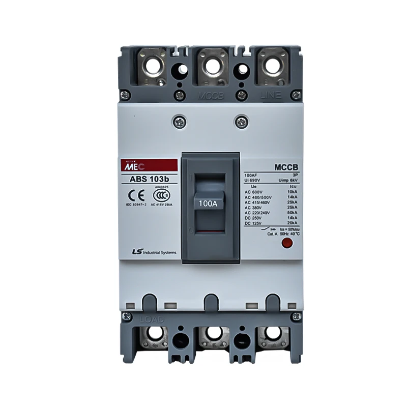 Brand new genuine LG LS molded case circuit breaker ABS 103b three-phase air switch 100A circuit breaker
Brand new genuine LG LS molded case circuit breaker ABS 103b three-phase air switch 100A circuit breaker