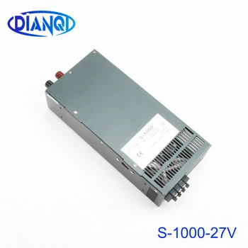 DIANQI 1000W 27V 37A power supply adjustable Single Output Switching power supply AC to DC 110V or 220V select by switch
DIANQI 1000W 27V 37A power supply adjustable Single Output Switching power supply AC to DC 110V or 220V select by switch
