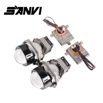 Sanvi 2Pcs 3inches 40W/55w 5500K Car Bi LED Lens Headlight 12V LED Auto LED Projector Headlight With Dual LED Chips/Reflector
Sanvi 2Pcs 3inches 40W/55w 5500K Car Bi LED Lens Headlight 12V LED Auto LED Projector Headlight With Dual LED Chips/Reflector