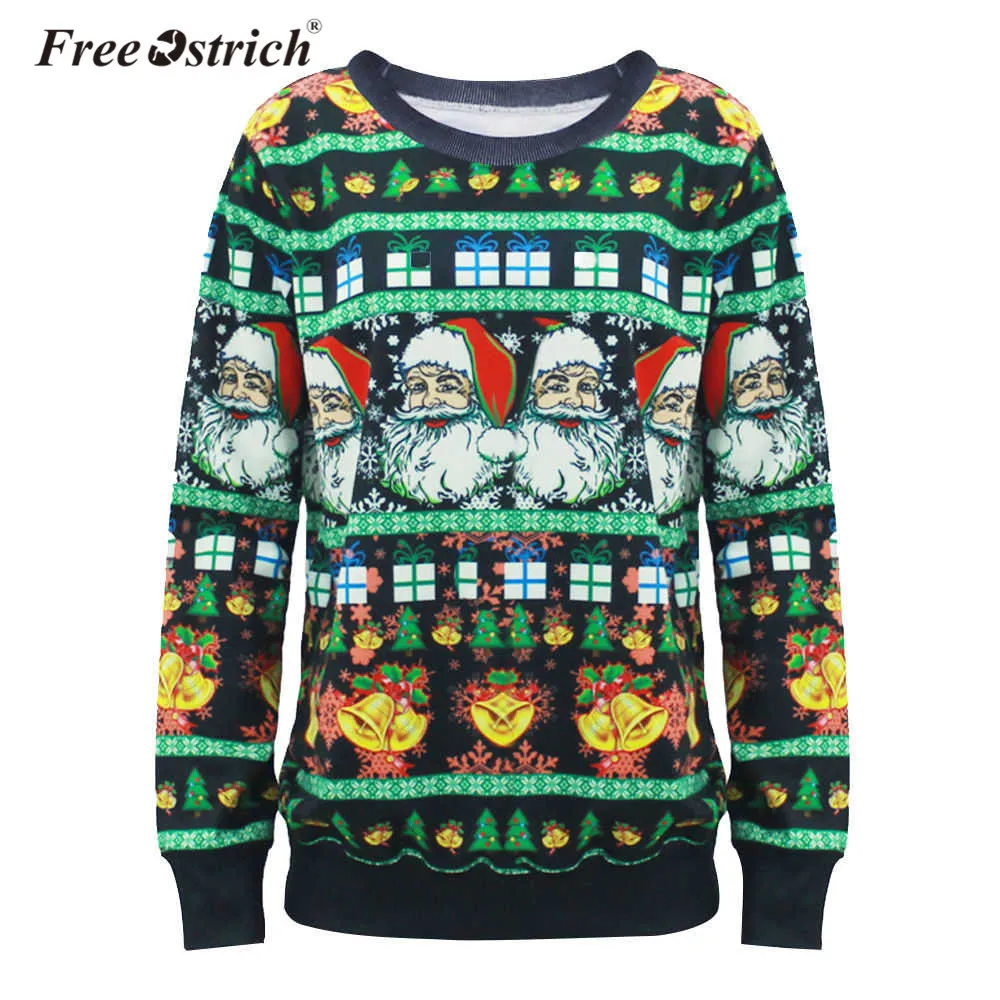 Free Ostrich Sweatshirt Women Loose Fashion Long Sleeve O Neck Pullover 2019 Autumn Christmas 3D Santa Claus Print
Free Ostrich Sweatshirt Women Loose Fashion Long Sleeve O Neck Pullover 2019 Autumn Christmas 3D Santa Claus Print
