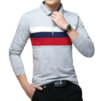 2018 Spring Casual Large Size T - Shirt Korean Men's Solid Cotton Striped Long Sleeve Striped Lapel Free Shipping Hot Sale M-5XL
2018 Spring Casual Large Size T - Shirt Korean Men's Solid Cotton Striped Long Sleeve Striped Lapel Free Shipping Hot Sale M-5XL