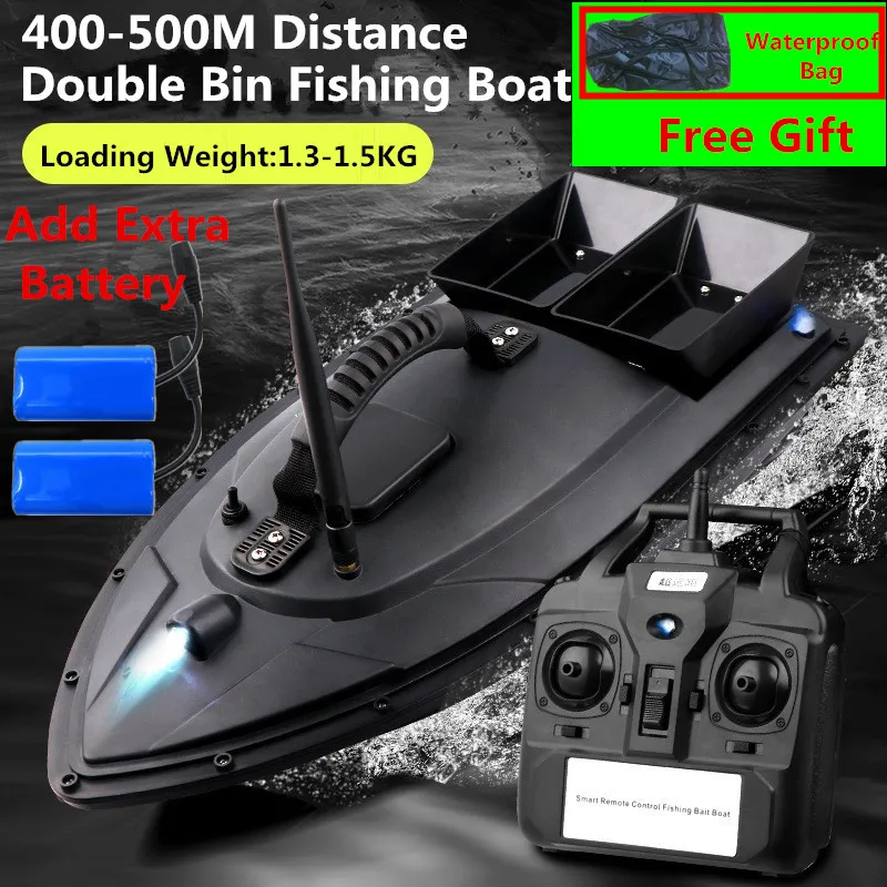 Free Bag Remote control Fast Electric RC Fishing Bait Boat Fish Finder 1.5kg Bait Loading Double Bin Double Motors Dea Fishing
Free Bag Remote control Fast Electric RC Fishing Bait Boat Fish Finder 1.5kg Bait Loading Double Bin Double Motors Dea Fishing
