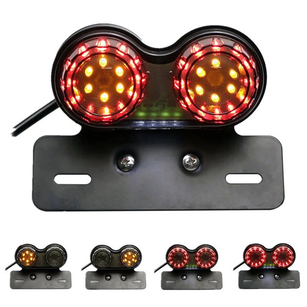 Motorcycle modified LED tail light Dual Turn Signal Brake Harley cruise Prince car SUV ATV retro rear tail light brake light
Motorcycle modified LED tail light Dual Turn Signal Brake Harley cruise Prince car SUV ATV retro rear tail light brake light