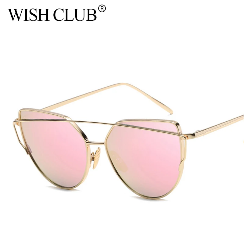 WISH CLUB Vintage Brand Cat Eye Sunglasses Women Glasses Men Mirror Sun Glasses Female Rose Gold Frame Sunglasses
WISH CLUB Vintage Brand Cat Eye Sunglasses Women Glasses Men Mirror Sun Glasses Female Rose Gold Frame Sunglasses