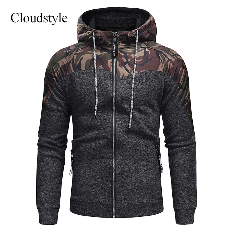 Cloudstyle Fashion Male Hoodies Zipper Camouflage Patchwork Hooded Mens Sweatshirts New Casual Men Clothing Full Sleeves
Cloudstyle Fashion Male Hoodies Zipper Camouflage Patchwork Hooded Mens Sweatshirts New Casual Men Clothing Full Sleeves
