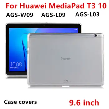 Case TPU For Huawei Mediapad T3 10 Protective Smart cover Leather For Honor Play Tablet2 AGS-W09 L09 9.6" inch Transparent shell
Case TPU For Huawei Mediapad T3 10 Protective Smart cover Leather For Honor Play Tablet2 AGS-W09 L09 9.6" inch Transparent shell