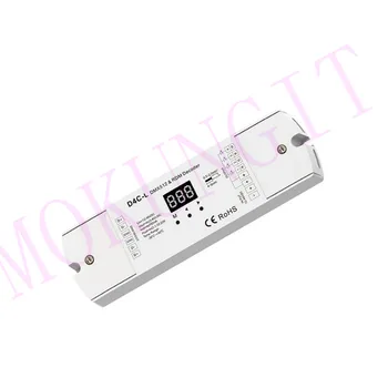 4CH Constant Current DMX512 & RDM Decoder D4C-L(350mA) D4C-L(700mA) DMX512/RDM Decoder| for RGBW RGB WW/CW Single Color LEDS
4CH Constant Current DMX512 & RDM Decoder D4C-L(350mA) D4C-L(700mA) DMX512/RDM Decoder| for RGBW RGB WW/CW Single Color LEDS