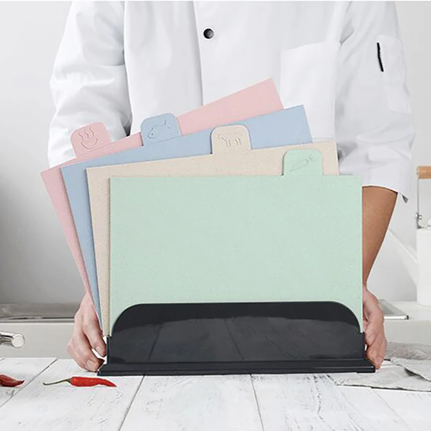 1 Set Kitchen Wheat Straw Chopping Blocks PP Plastic Vegetable/Fruit/Meat/Bread Cutting Board Multi-function Anti-slip Plate
1 Set Kitchen Wheat Straw Chopping Blocks PP Plastic Vegetable/Fruit/Meat/Bread Cutting Board Multi-function Anti-slip Plate