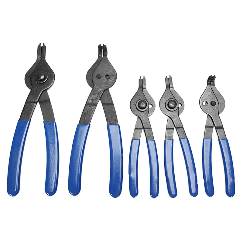 5Pc Circlip Snap Ring Plier Set Internal External & Offset Pliers Garage Tool
5Pc Circlip Snap Ring Plier Set Internal External & Offset Pliers Garage Tool