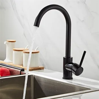 Black Painting Kitchen Faucets 360 Degree Rotation Water Tap Water Faucets Solid Brass Sink Tap Hot and Cold Water Mixer Tap 
Black Painting Kitchen Faucets 360 Degree Rotation Water Tap Water Faucets Solid Brass Sink Tap Hot and Cold Water Mixer Tap
