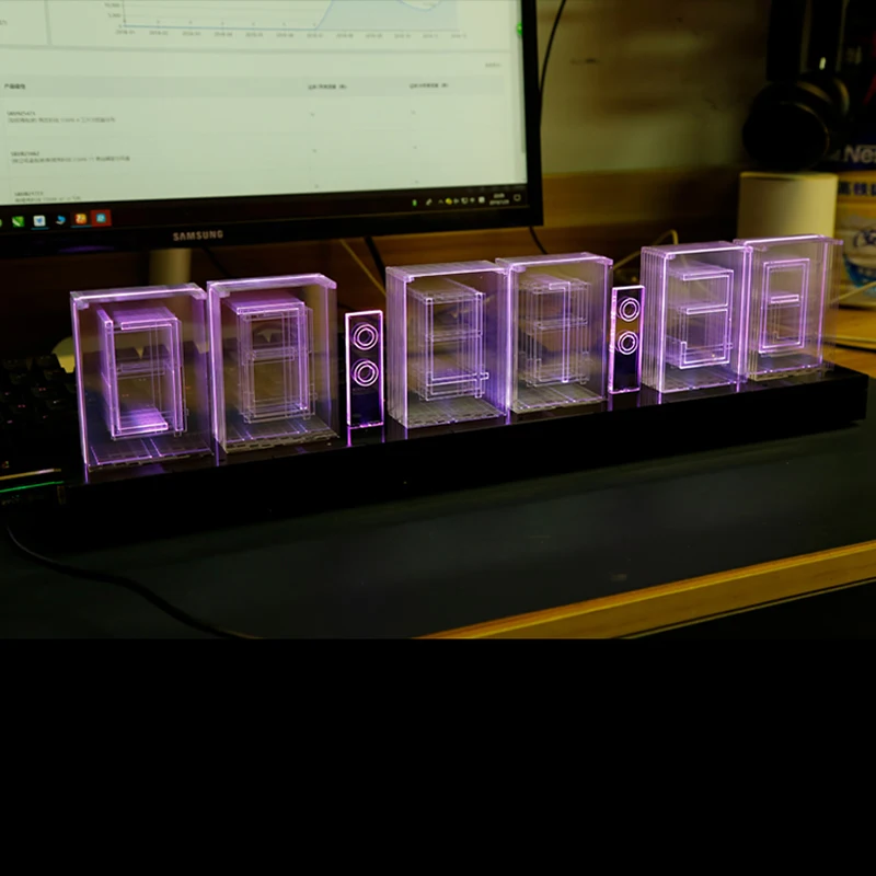 Electronic Glow Clock Electronic Clock Pendulum Creative Clock Direct Selling by High-tech Manufacturers
Electronic Glow Clock Electronic Clock Pendulum Creative Clock Direct Selling by High-tech Manufacturers