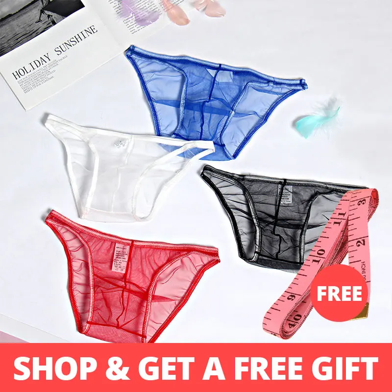 4Pcs Sexy Men Underwear Briefs Transparent Men's Underpants Bikini Sissy Cueca Male Panties Mesh Gay Man Underwear M0002
4Pcs Sexy Men Underwear Briefs Transparent Men's Underpants Bikini Sissy Cueca Male Panties Mesh Gay Man Underwear M0002
