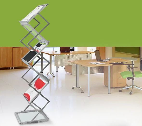 Aluminum alloy file data brochure holder brochure poster frame folding showing display rack
Aluminum alloy file data brochure holder brochure poster frame folding showing display rack