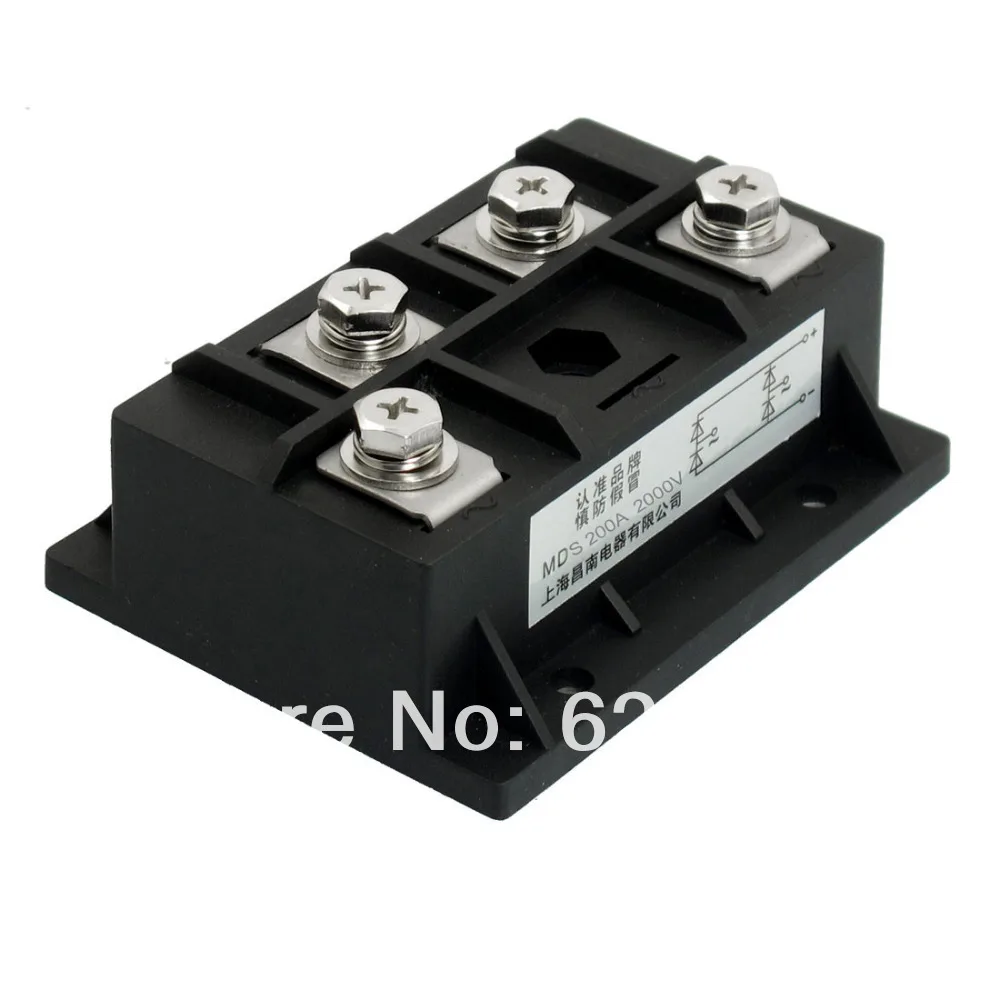 AC 1600V 200A Silicon Control Semiconductor Diode Bridge Rectifier Module MDQ200
AC 1600V 200A Silicon Control Semiconductor Diode Bridge Rectifier Module MDQ200