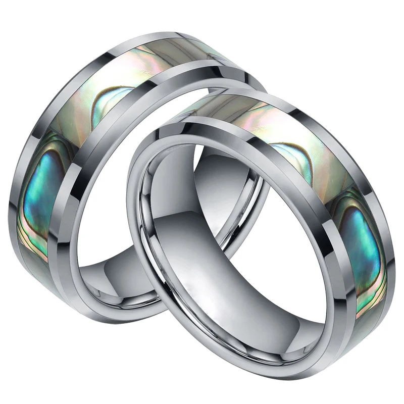 ELSEMODE Retro Punk 8MM High Quality Inlay Shell Titanium Steel Ring For Men Women Wedding Bands Trendy Rings Jewelry
ELSEMODE Retro Punk 8MM High Quality Inlay Shell Titanium Steel Ring For Men Women Wedding Bands Trendy Rings Jewelry