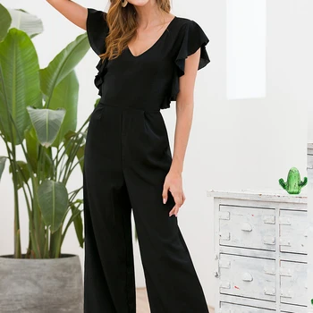 Summer long jumpsuits 2019 rompers womens jumpsuit Casual female Bodysuit ruffled sleeve V neck waist Women's jumpsuit Bodysuit
Summer long jumpsuits 2019 rompers womens jumpsuit Casual female Bodysuit ruffled sleeve V neck waist Women's jumpsuit Bodysuit
