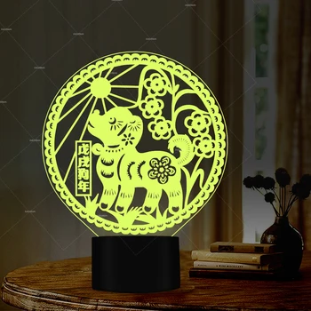 Illusion night light Chinese Elements paper-cut 7 Changing Colors As home decor kids holidays ideal gifts 
Illusion night light Chinese Elements paper-cut 7 Changing Colors As home decor kids holidays ideal gifts