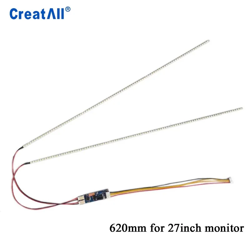 2set/lot 27''inch Adjustable brightness led backlight strip kit,Update your ccfl lcd screen panel monitor to led bakclight 620m
2set/lot 27''inch Adjustable brightness led backlight strip kit,Update your ccfl lcd screen panel monitor to led bakclight 620m