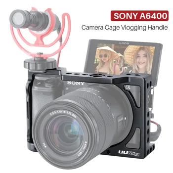 UURig Vlog Camera Cage Protective Case With Cold Shoe Housing Case Vlog Rig for SONY A6400 A6300 A6100 DSLR Camera Accessories
UURig Vlog Camera Cage Protective Case With Cold Shoe Housing Case Vlog Rig for SONY A6400 A6300 A6100 DSLR Camera Accessories