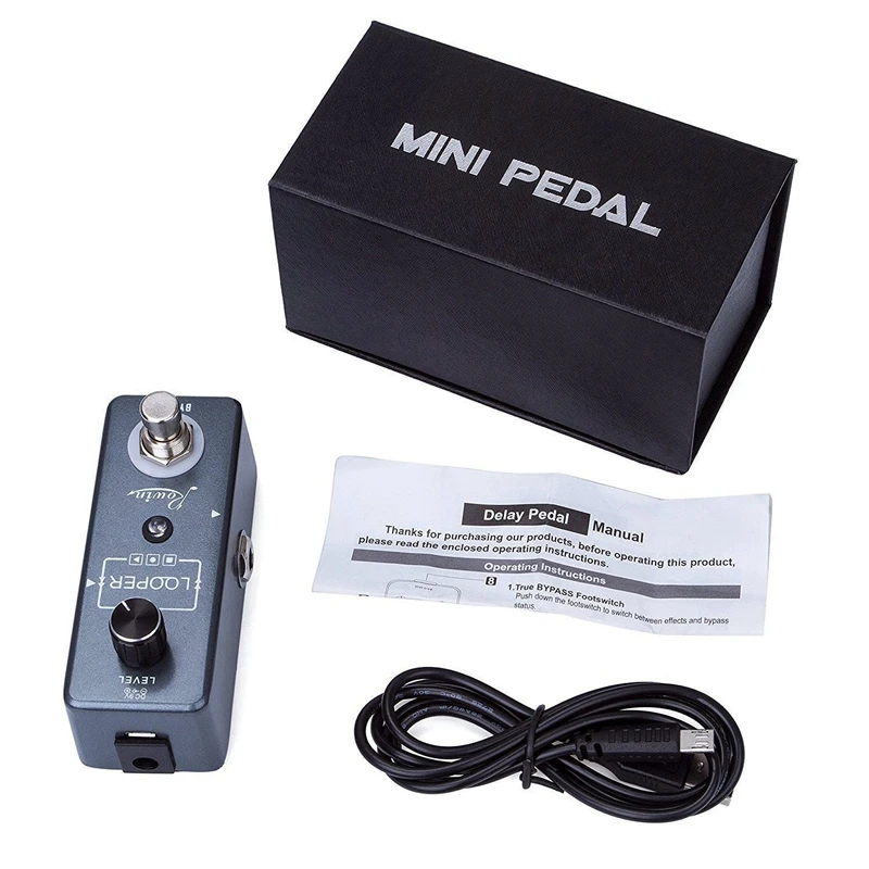 Rowin LEF-332 Looper Guitar Pedal Unlimited Overdubs 10 Minutes Of Looping With USB To Import And Export Loop
Rowin LEF-332 Looper Guitar Pedal Unlimited Overdubs 10 Minutes Of Looping With USB To Import And Export Loop