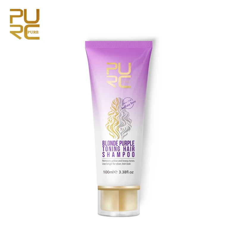 Purc 100ml Purple Hair Profesional Treatment Shampoo Removes