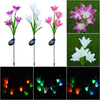 3PCS Solar Garden Flower Ligh Lawn Landscape Fairy Lights Outdoor Garden Yard Path Lamp Lily Flower IP44 Waterproof Luces 40AP4
3PCS Solar Garden Flower Ligh Lawn Landscape Fairy Lights Outdoor Garden Yard Path Lamp Lily Flower IP44 Waterproof Luces 40AP4