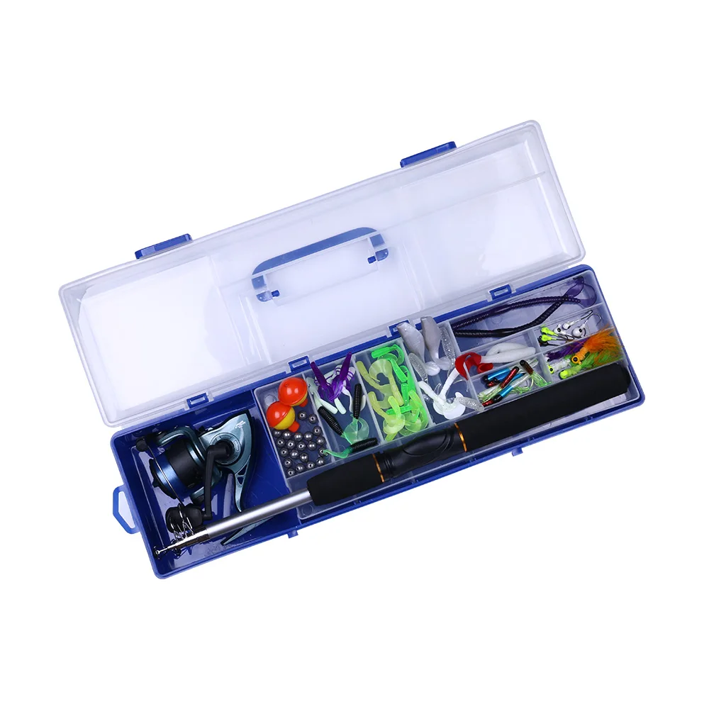 Fishing Set Fishing Lures Set Mixed Soft Lure Hooks Rod Reel Fish Lure Kit In Box Isca Artificial Bait Fishing Tackle Pesca
Fishing Set Fishing Lures Set Mixed Soft Lure Hooks Rod Reel Fish Lure Kit In Box Isca Artificial Bait Fishing Tackle Pesca