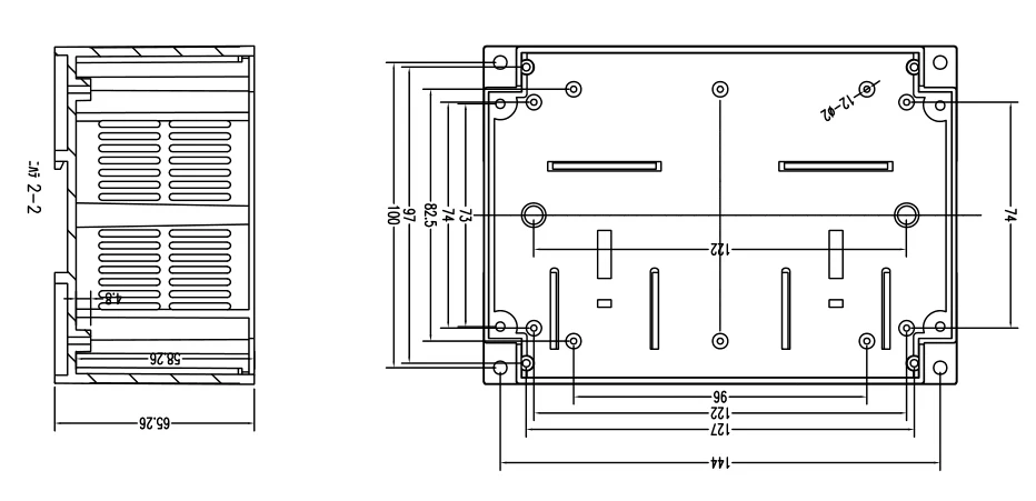 plc plastic din rail enclosure junction housing plastic box enclosure electronic project case instrument enclosure box (14).jpg