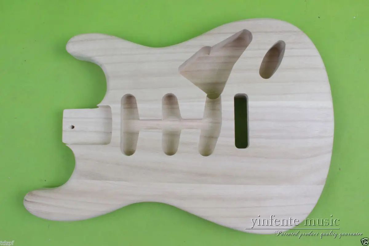 New Electric Guitar Body Unfinished Paulownia Light Weight 25.5 Inch High Quality #858
New Electric Guitar Body Unfinished Paulownia Light Weight 25.5 Inch High Quality #858