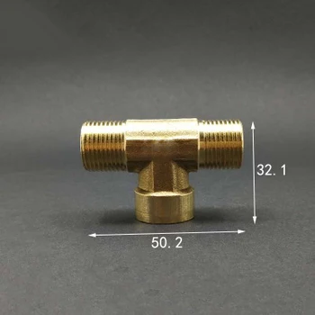 3/8" BSP Male x 3/8" BSP Female x 3/8" BSP Male Thread Tee Type 3 Way Brass Pipe Fitting Adapter Coupler Connector
3/8" BSP Male x 3/8" BSP Female x 3/8" BSP Male Thread Tee Type 3 Way Brass Pipe Fitting Adapter Coupler Connector