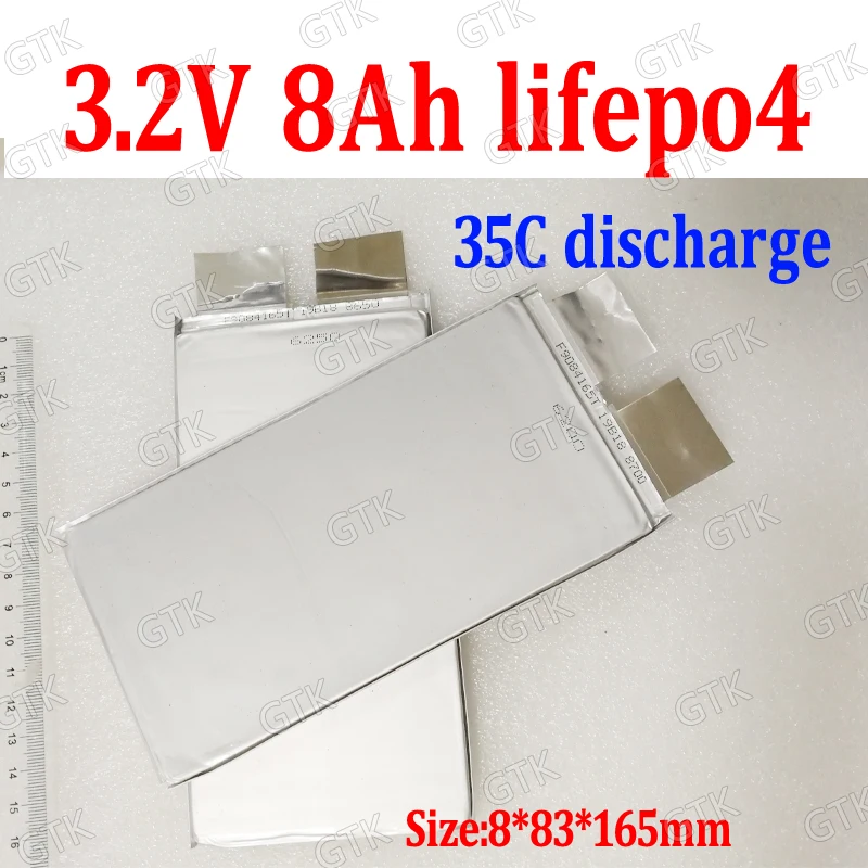 Power lifepo4 3.2v 8Ah lithium battery 35C 280A high rate for aircraft car Helicopter Farmland helicopter, fight drugs
Power lifepo4 3.2v 8Ah lithium battery 35C 280A high rate for aircraft car Helicopter Farmland helicopter, fight drugs