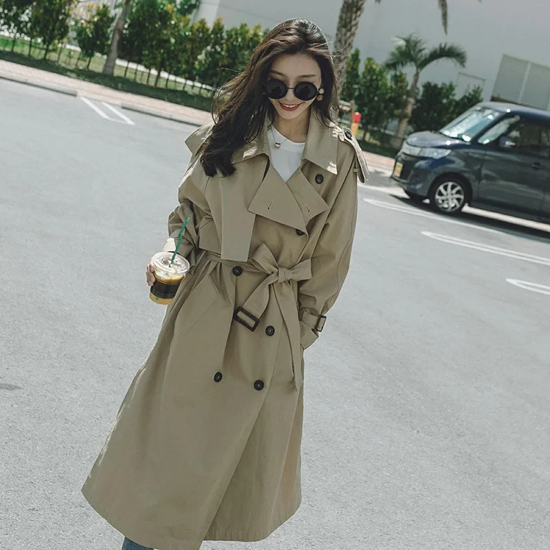 LANMRE 2018 New Fashion Loose Casual Long Sleeve Notched Collar Overlength Long Windbreaker Female's Jacket Vestido YE21404
LANMRE 2018 New Fashion Loose Casual Long Sleeve Notched Collar Overlength Long Windbreaker Female's Jacket Vestido YE21404