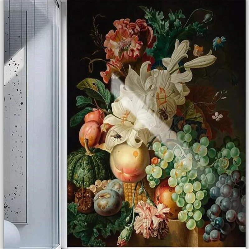 beibehang Custom wallpaper 3d European classical oil painting floral living room background painting papel de parede wall paper
beibehang Custom wallpaper 3d European classical oil painting floral living room background painting papel de parede wall paper