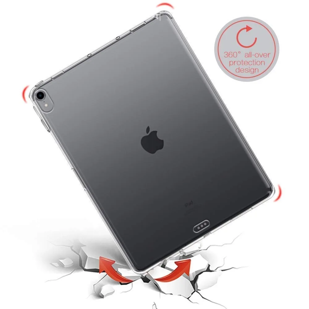 For iPad pro 11 inch 2018 Tablet Case Crystal Clear TPU Silicone Protective Back Cover For Apple iPad pro 12.9''funda case bag
For iPad pro 11 inch 2018 Tablet Case Crystal Clear TPU Silicone Protective Back Cover For Apple iPad pro 12.9''funda case bag