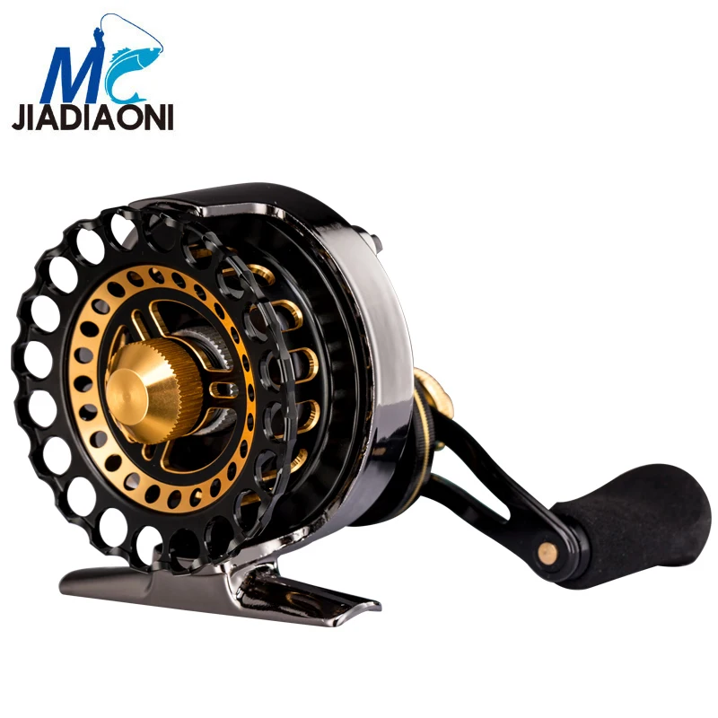 JIADIAONI Gear ratio 2.1:1 10+1 0.25/100 Semimetal Fishing Fly Fishing Reel Raft Wheel Fishing Reel Fly Reel Fishing Tackle
JIADIAONI Gear ratio 2.1:1 10+1 0.25/100 Semimetal Fishing Fly Fishing Reel Raft Wheel Fishing Reel Fly Reel Fishing Tackle