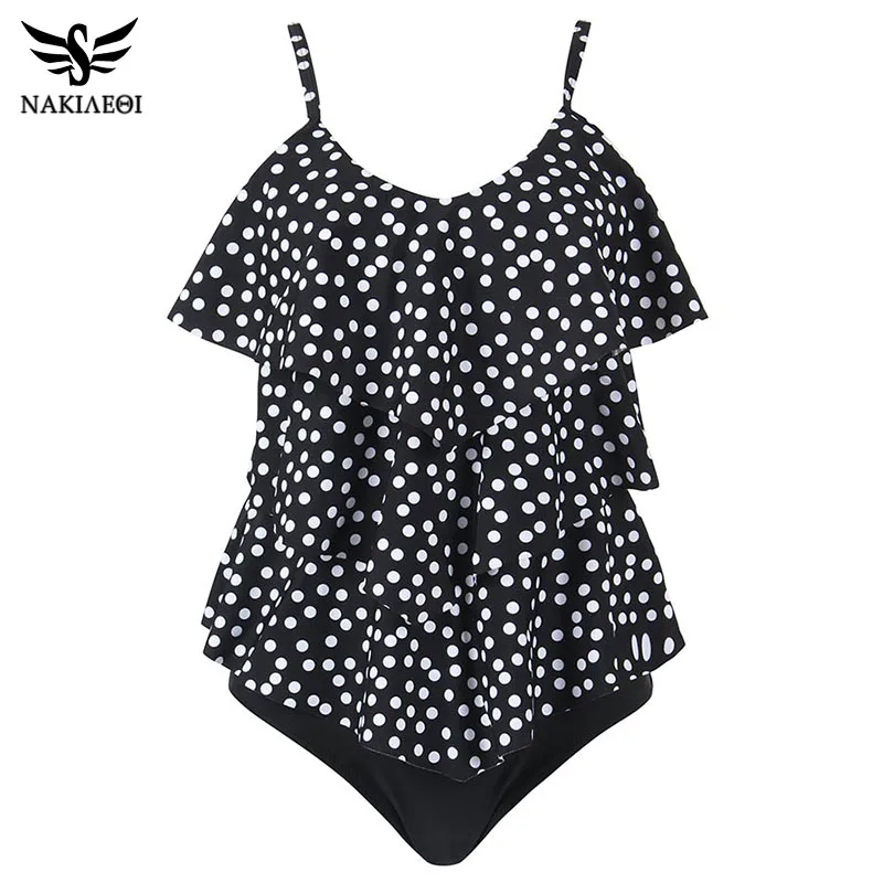 NAKIAEOI Swimwear 2019 Sexy Swimsuit Women Tankini Dot Swim Vintage Beach Wear Bathing Suits Female Bandage Monokini Swim Suit
NAKIAEOI Swimwear 2019 Sexy Swimsuit Women Tankini Dot Swim Vintage Beach Wear Bathing Suits Female Bandage Monokini Swim Suit